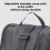 Inline Skate Bag with Adjustable Shoulder Strap, Breathable Storage for Roller Skates, Multifunctional Figure Skating Backpack, Black 4