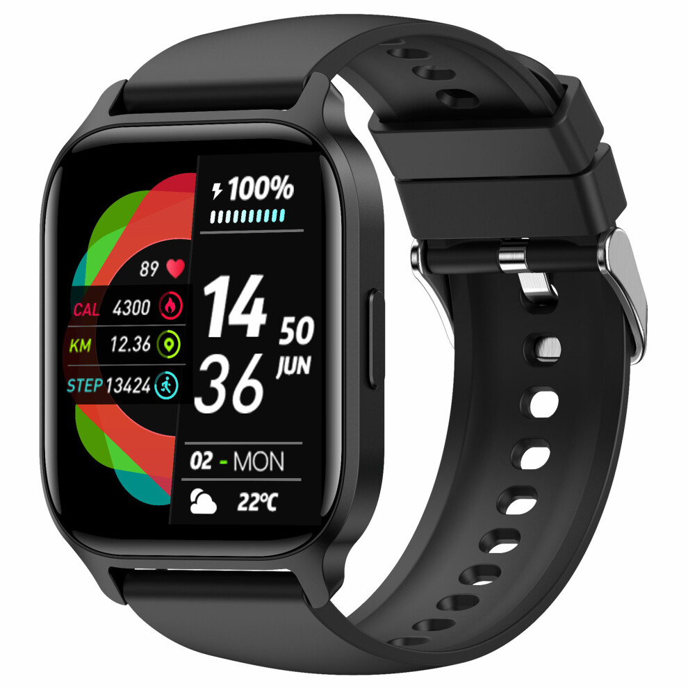 (Black) Smartwatch Y3 Smart Watch Bluetooth-Compatible Cal Black 6914270378261