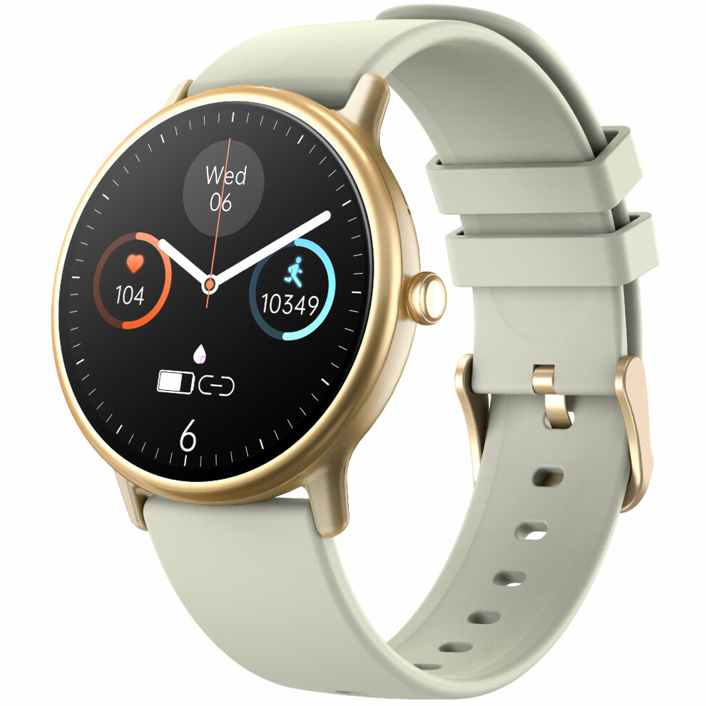 (Beige) Smartwatch Y86 Sports Smart Watch 1.43-Inch Amoled Cream 6914271511742