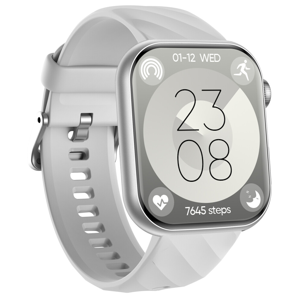 (Silver) Smartwatch Mt500 Smart Watch Amoled Screen Ecg Hea Silver 6914278016974