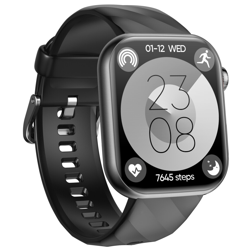 (Black) Smartwatch Mt500 Smart Watch Amoled Screen Ecg Hea Black 6914279244468