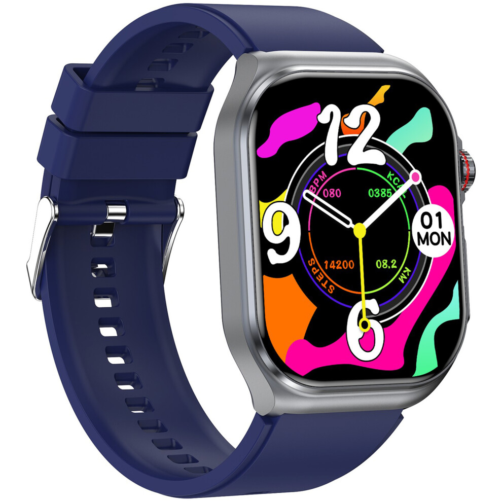 (Blue) Smartwatch Et585 Smart Watch Sos Emergency Call Ec Blue 6914276410408