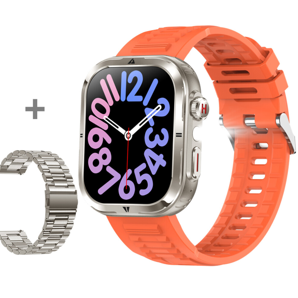 (Orange) Smartwatch Mk86 2.01-Inch Screen Bluetooth-Compati Orange 6914277383862
