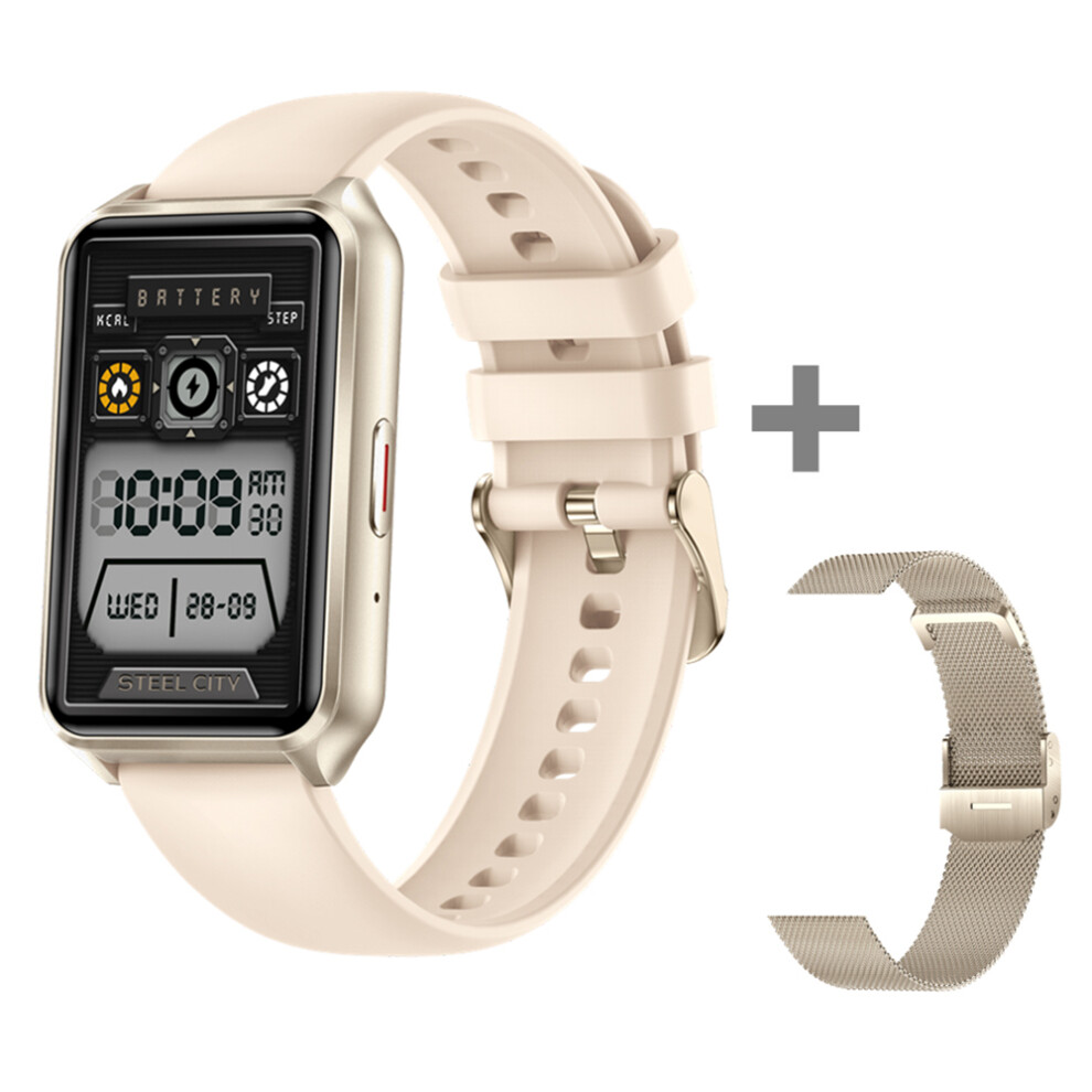 (Gold) Smartwatch H37 1.57-Inch Screen Smart Watch Heart Gold 6914271781770