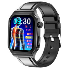 (Black) Smartwatch ET280 ECG Smart Watch Monitoring Blood