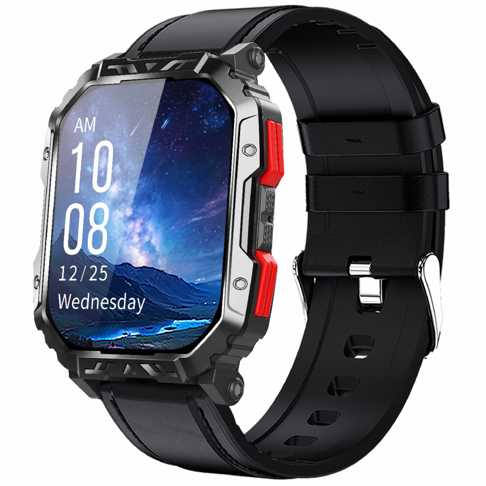 (Black) Smartwatch F407 Outdoor Waterproof Rugged Smart Wa Black 6914273778051