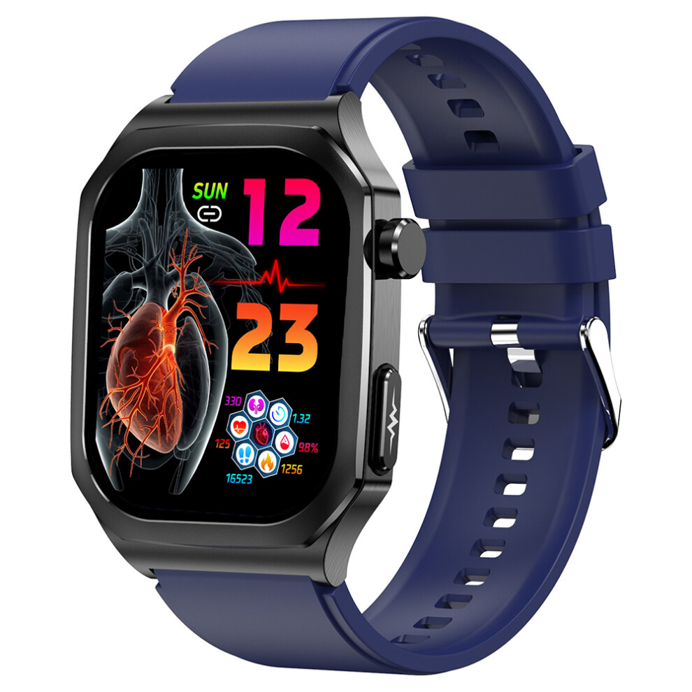 (Blue) Smartwatch Et280 Ecg Smart Watch Monitoring Blood Blue 6914275319641