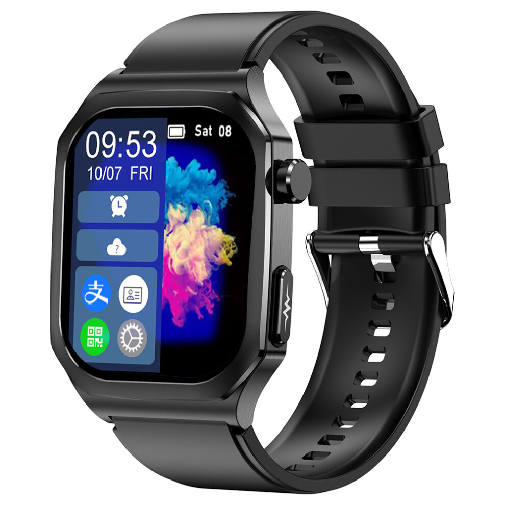 (Black) Smartwatch Et280 Ecg Smart Watch Monitoring Blood Black 6914272553444