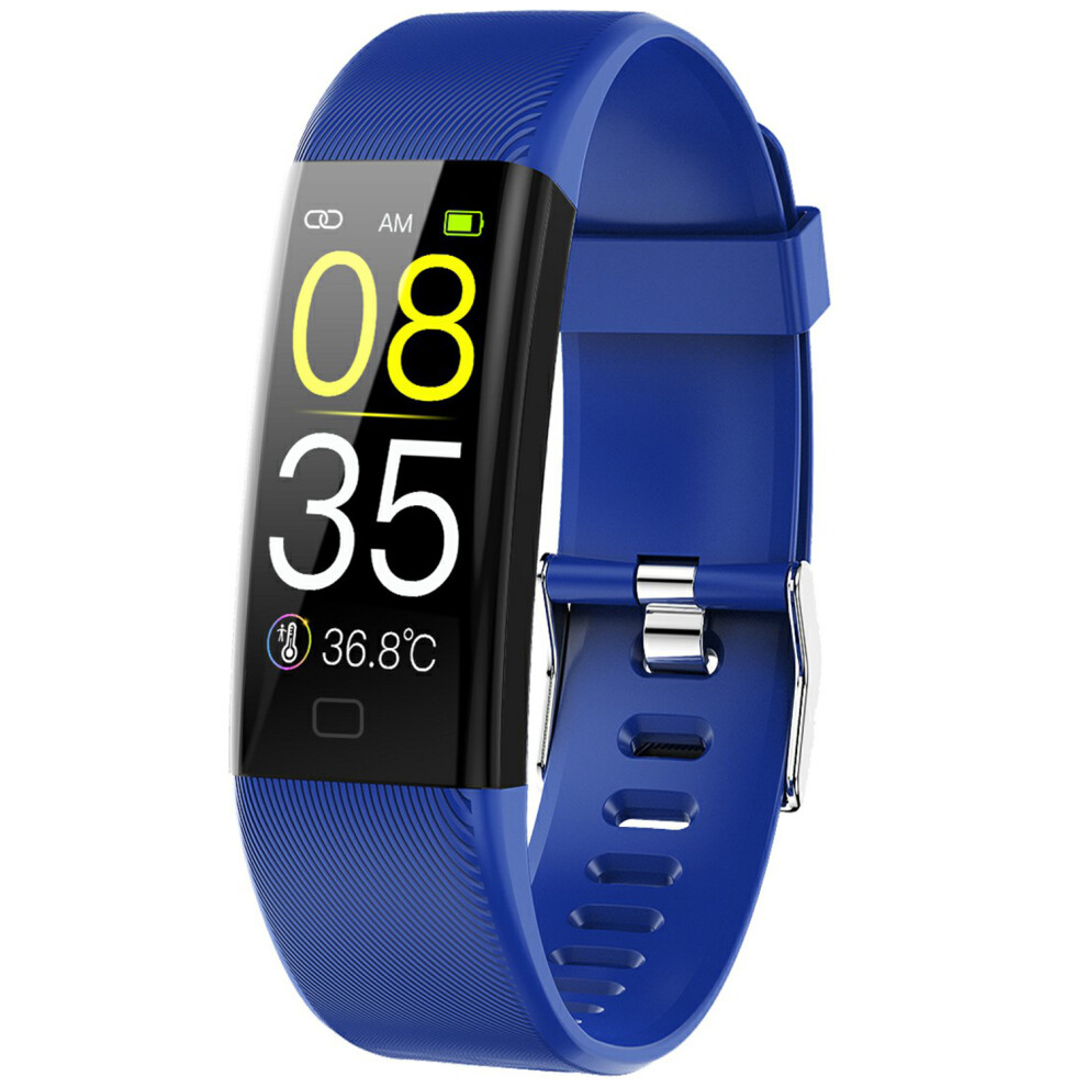 (Blue) Smartwatch F07t Heart Rate Monitoring Smart Watch Blue 6914275523895