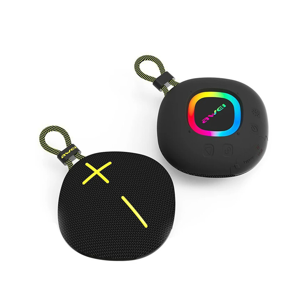 Speaker Rgb Ipx6 Waterproof Po - As Shown Light 6914274076125