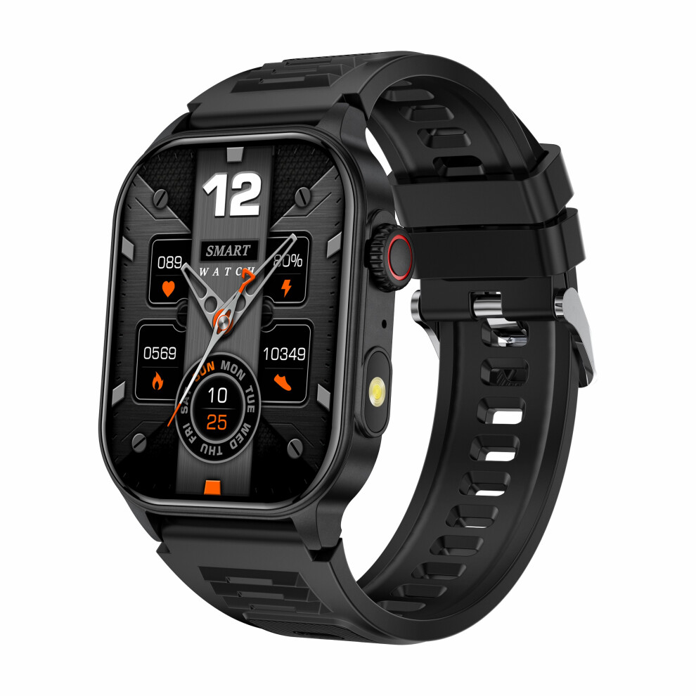 (Black) Smartwatch Km20 Bluetooth-Compatible Calling Smart Black 6914274050040