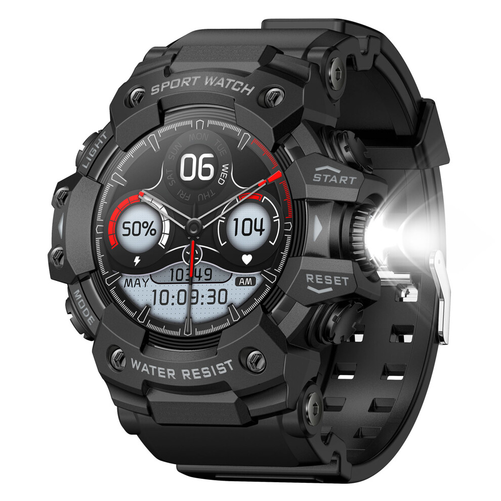 (Black) Smartwatch Lc21 1.32-Inch Bluetooth-Compatible Cal Black 6914271656887