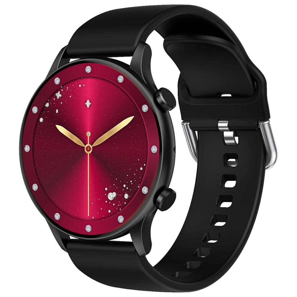 (Black) Smartwatch Cy19 1.32 Inch Amoled Screen Bluetooth- Black 6914273439174