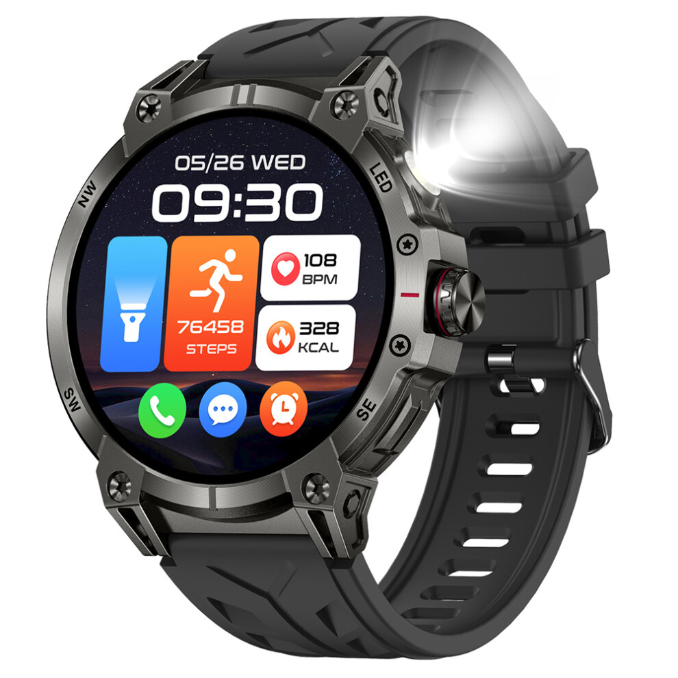 (Black) Smartwatch Kc89 1.85-Inch Outdoor Smart Watch With Black 6914279282927