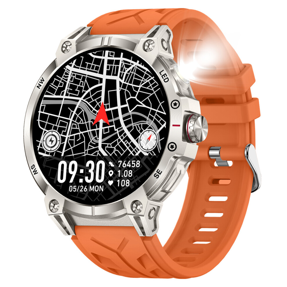 (Silver) Smartwatch Kc89 1.85-Inch Outdoor Smart Watch With Silver 6914277432393
