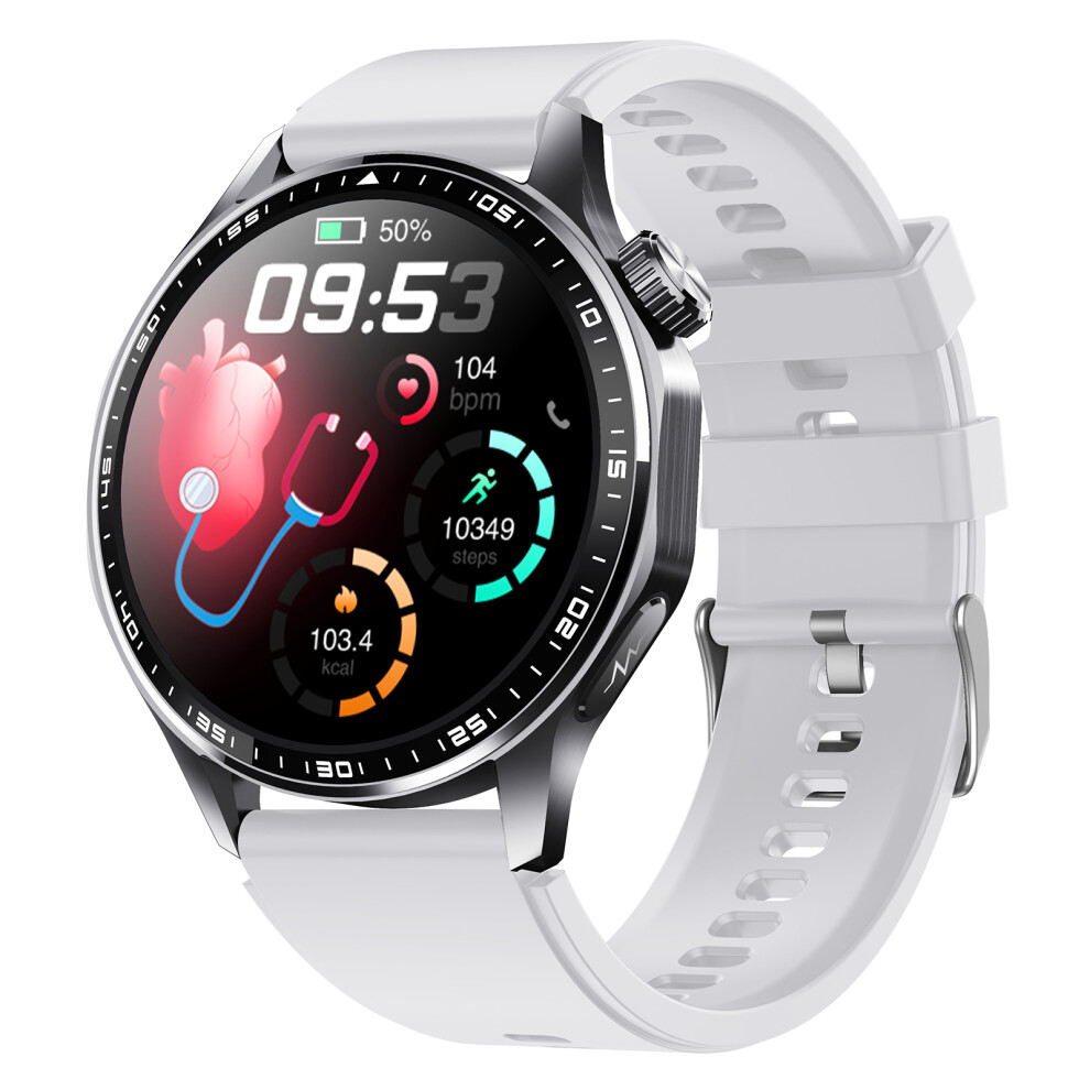 (Blackgreysiliconestrap) Smartwatch F210 Blood Pressure Heart Rate Monitor 6914273069678