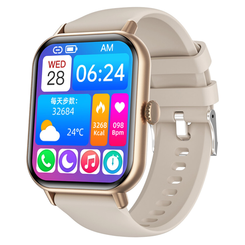 (Gold) Smartwatch Zw62 2.01 Inch Bluetooth-Compatible Cal Gold 6914272723205