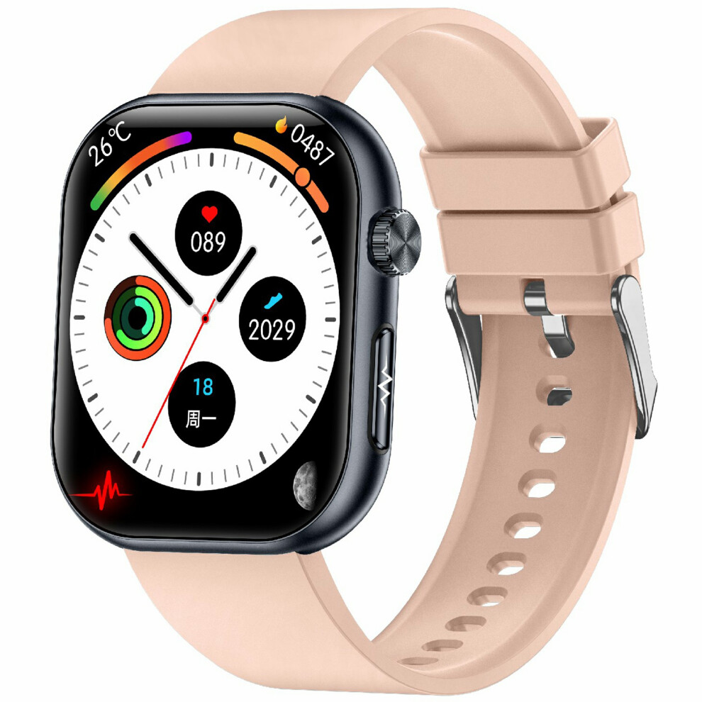 (Pink) Smartwatch Et587 Bluetooth-Compatible Call Sports Pink 6914276898732
