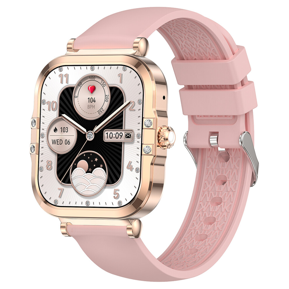 (Pink) Smartwatch Hk82 1.75-Inch Amoled Square Screen Nfc Pink 6914274709580