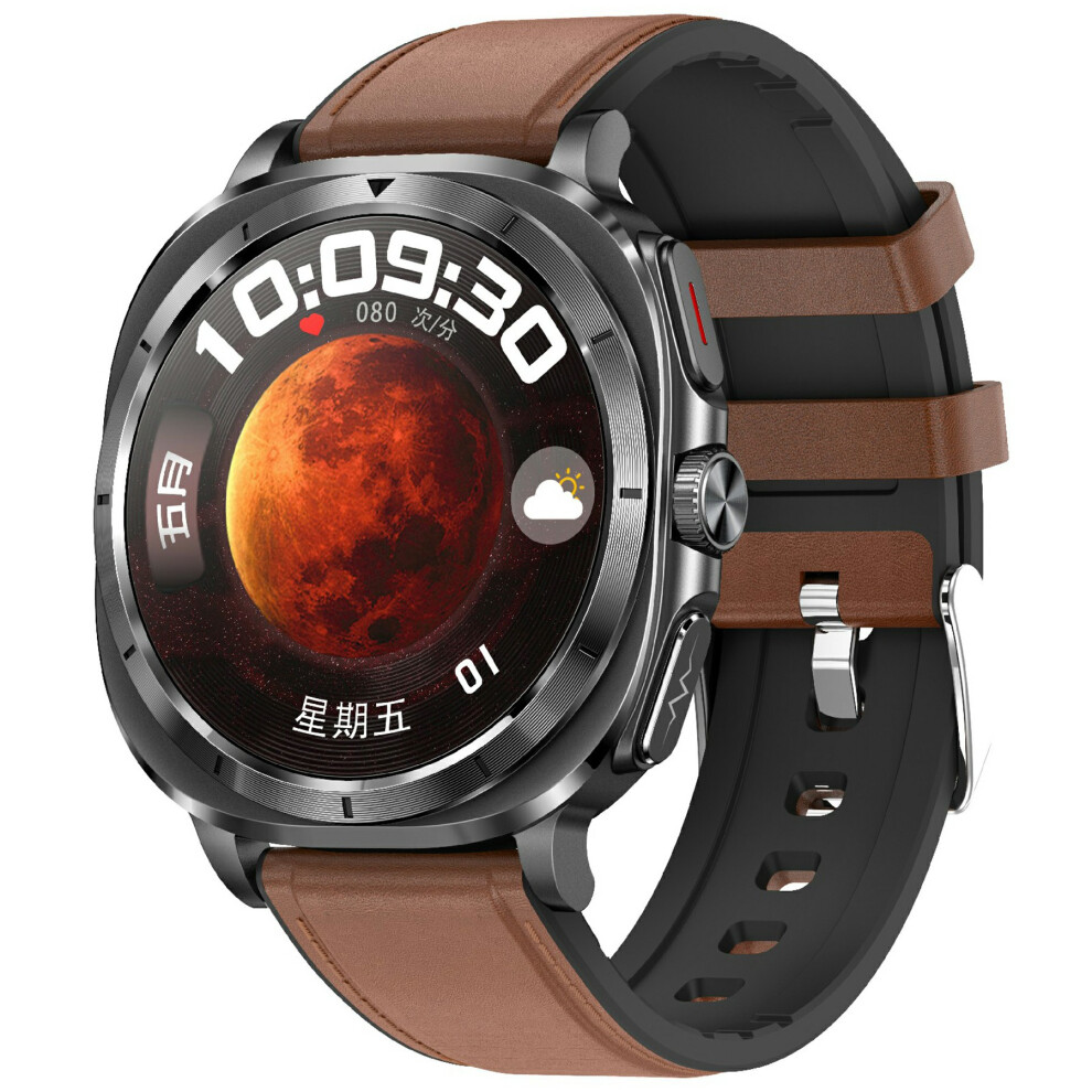 (Brown) Smartwatch Et492 Smart Watch Bluetooth-Compatible Brown 6914272207958
