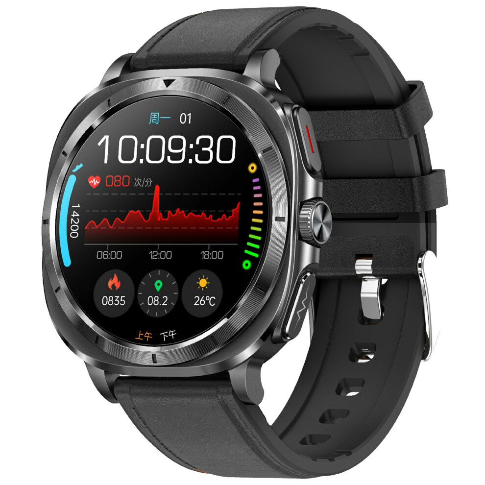(Black) Smartwatch Et492 Smart Watch Bluetooth-Compatible Black 6914276302680