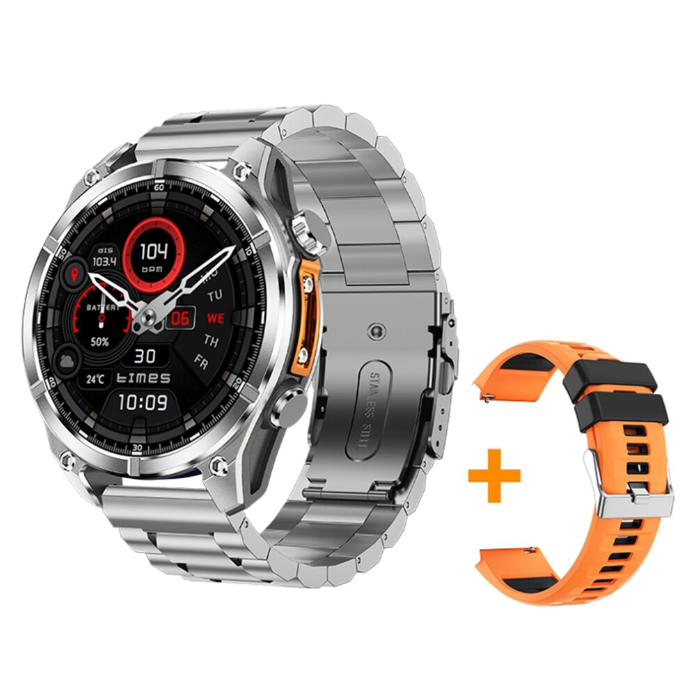 (Silver) Smartwatch Hd300 Smart Watch Bluetooth-Compatible Silver 6914273729497