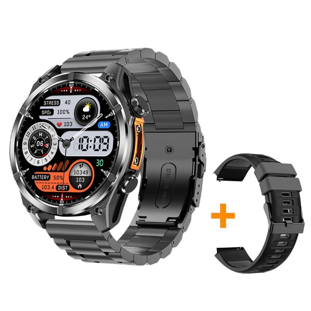 (Black) Smartwatch Hd300 Smart Watch Bluetooth-Compatible Black 6914275668169
