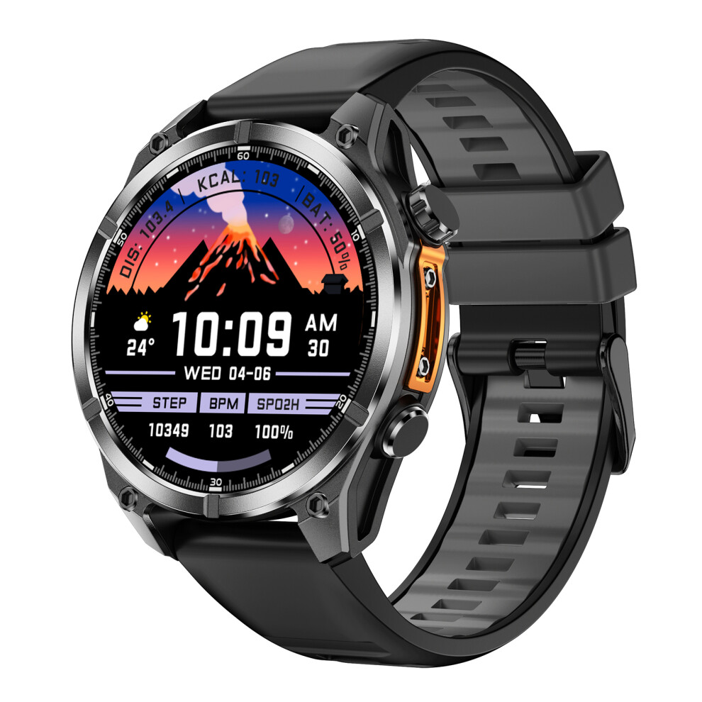 (Black) Smartwatch Hd300 Silicone Strap Smart Watch Blueto Black 6914276620906