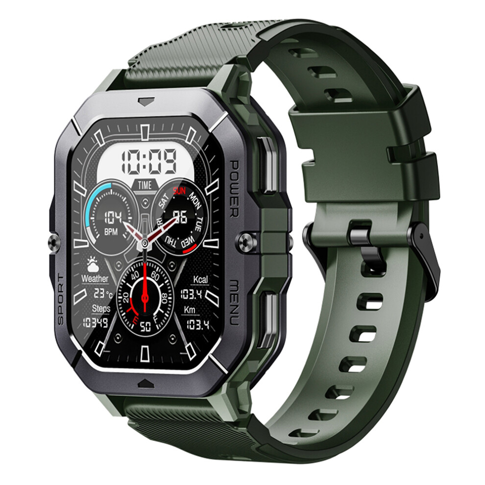 (Green) Smartwatch C28 2.02 Inch Tft Screen Outdoor Multif Green 6914275760979
