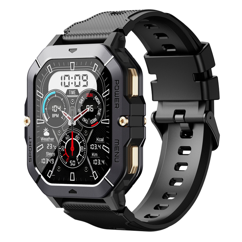 (Black) Smartwatch C28 2.02 Inch Tft Screen Outdoor Multif Black 6914271302074