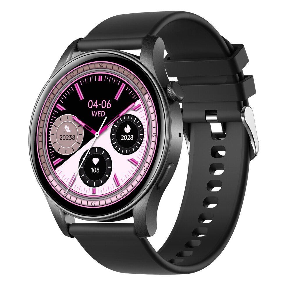 (Black) Smartwatch Kc88 1.43 Inch Amoled Screen Smart Watc Black 6914276015580