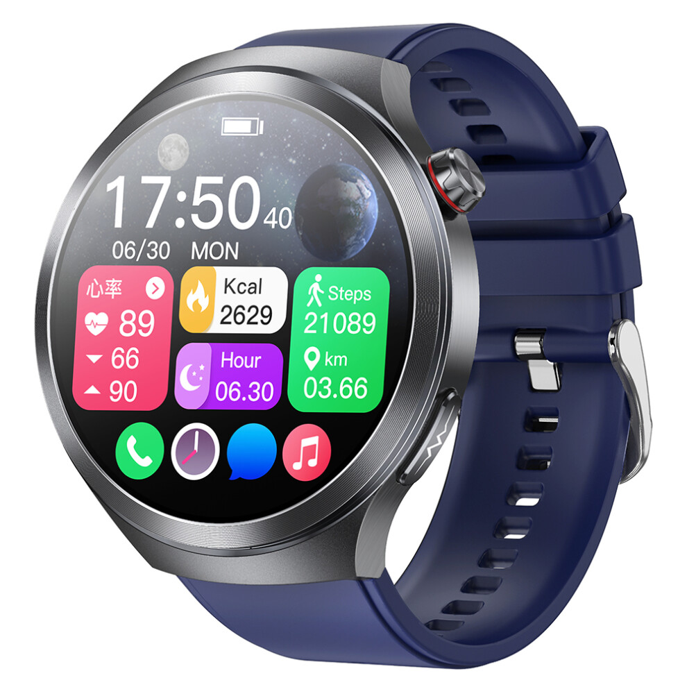 (Blue) Smartwatch Et475 1.73 Inch Amoled Screen Smart Wat Blue 6914277249434