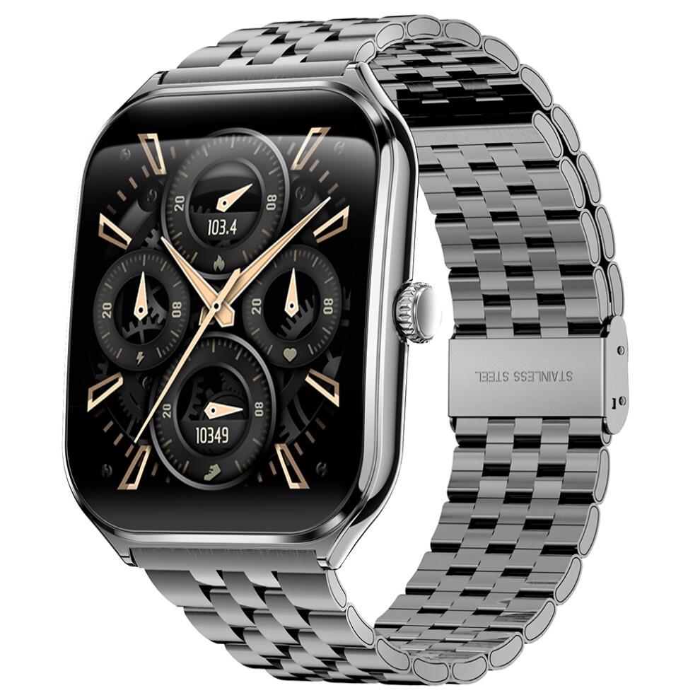 (Black) Smartwatch Mt61 Ultra Thin Smart Watch 1.96 Inch A Black 6914274526774