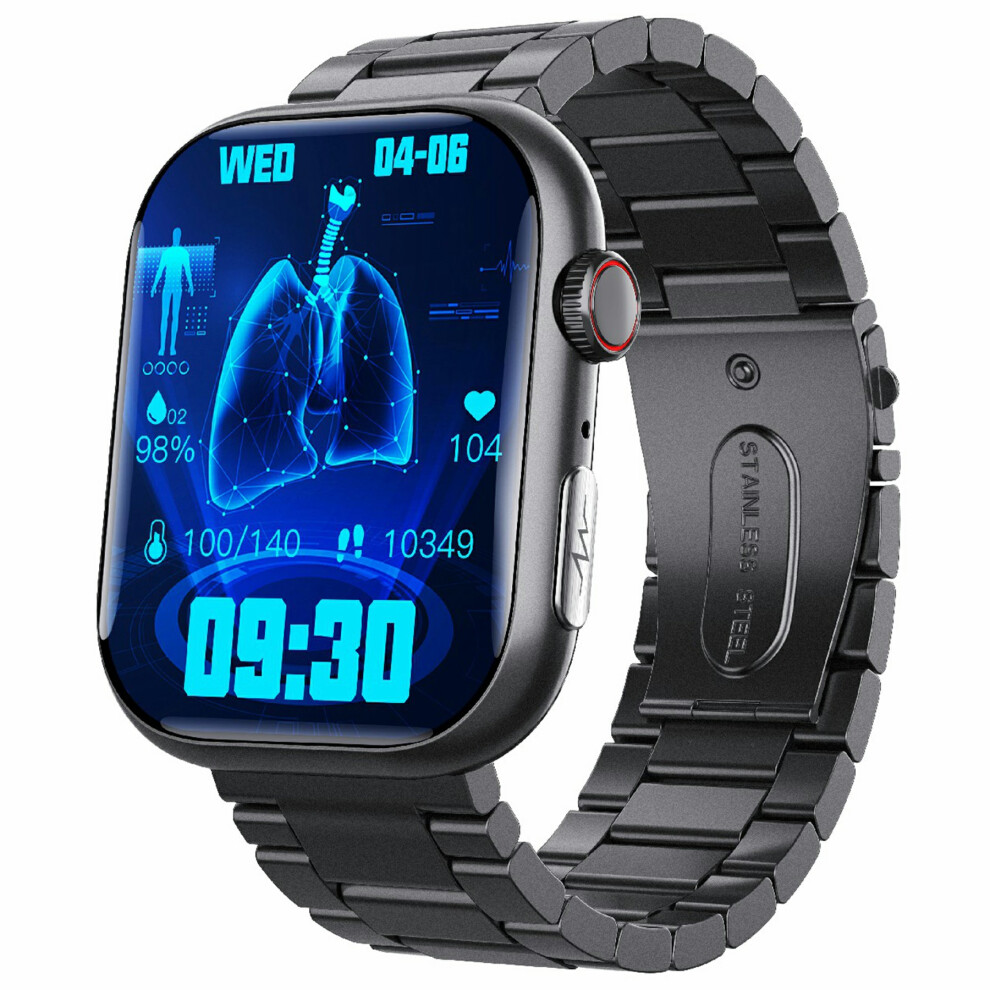 (Blackthreebead) Smartwatch F100 Smart Watch Health Monitor Ip67 Wa 6914273530925