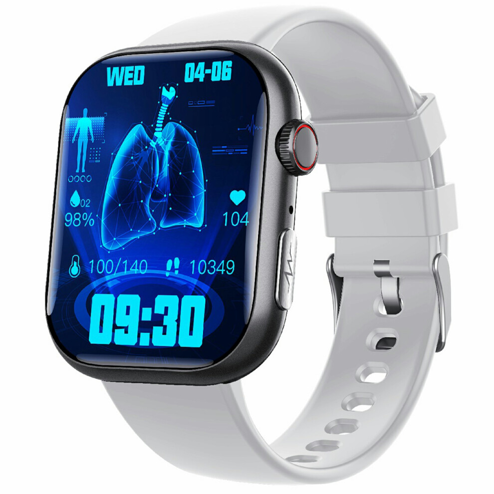 (Blackgrey) Smartwatch F100 Smart Watch Health Monitor Ip67 Wa 6914276673797