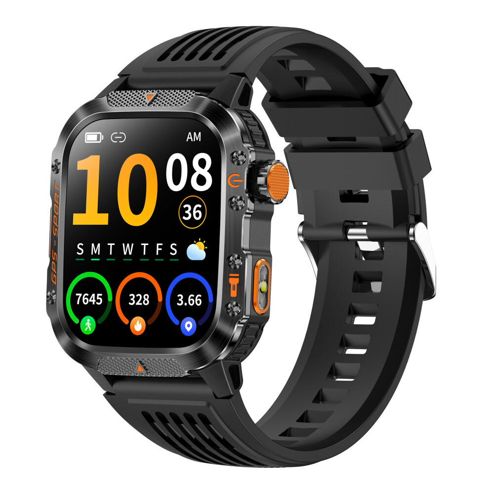 (Black) Smartwatch Ht36 Gps Smartwatch Precise Positioning Black 6914272779868