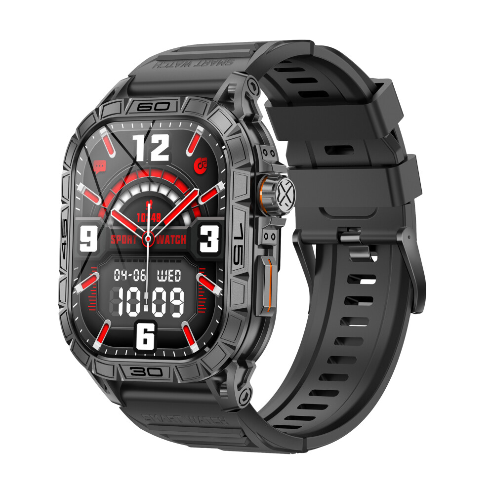(Black) Smartwatch K63 1.96" Amoled Screen Bluetooth- Black 6914277870409