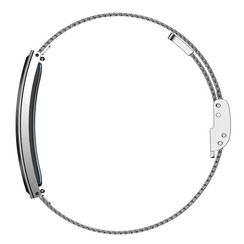 (Silver) Smartwatch B3 Waterproof Slim Bracelet Smart Wrist 2