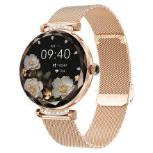 (Gold) Smartwatch NX7 Pro Women AMOLED Smart Watch Sleep