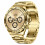 (Gold) Smartwatch AK63 Bluetooth-compatible Call AMOLED S 1