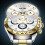 (Gold) Smartwatch AK63 Bluetooth-compatible Call AMOLED S 6