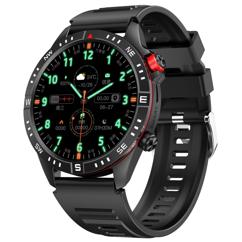 (Black) Smartwatch Cy800 1.6-Inch Bluetooth-Compatible Cal Black 6914279618870