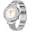 (Silver) Smartwatch TK28 Women ECG Bluetooth-compatible Cal 1