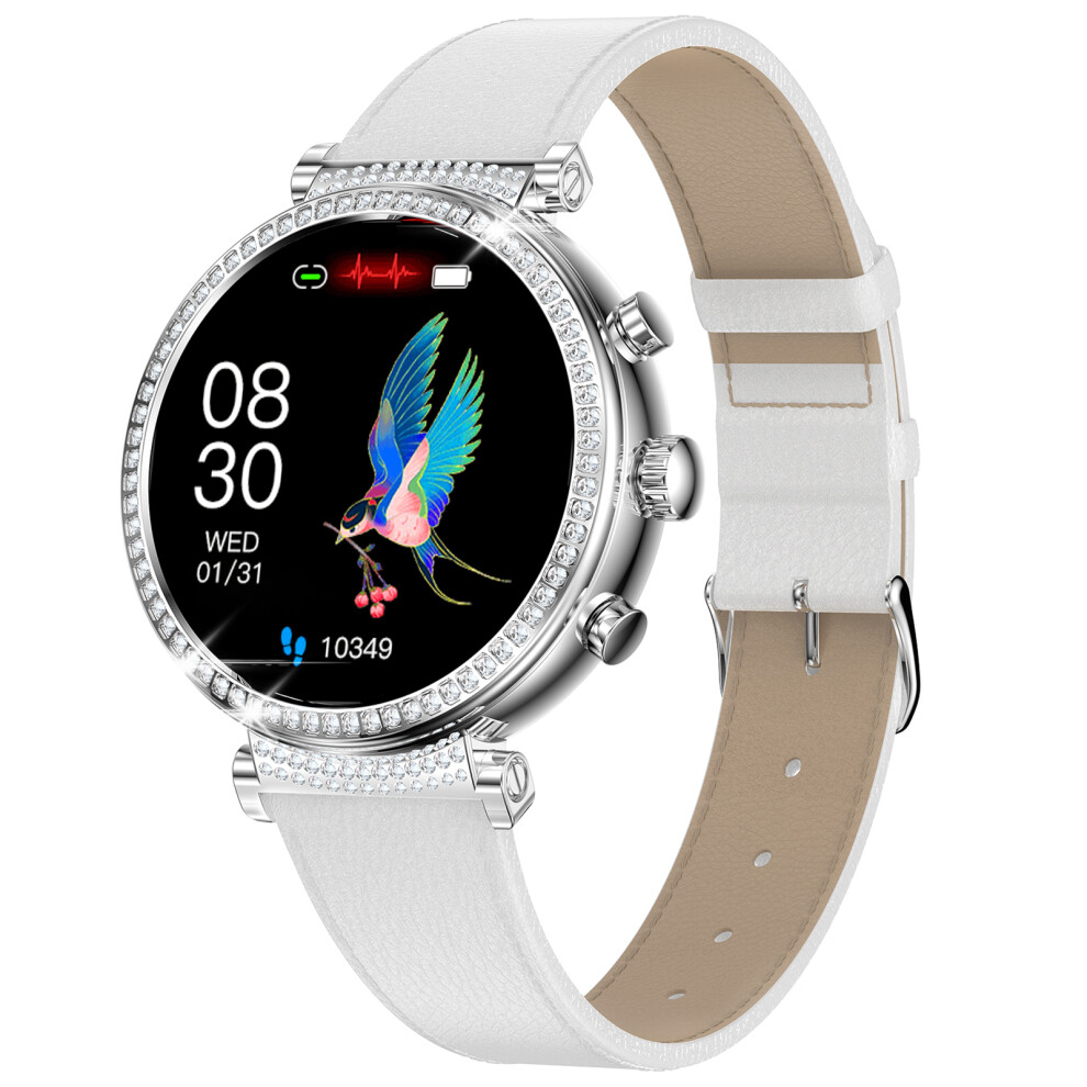 (Silver) Smartwatch Tk28 Women Ecg Bluetooth-Compatible Cal Silver 6914273001098