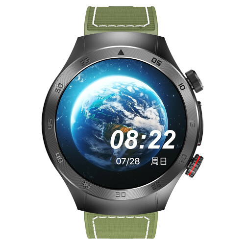 (Green) Smartwatch E800 SOS Emergency Call Watch IP68 Wate 1