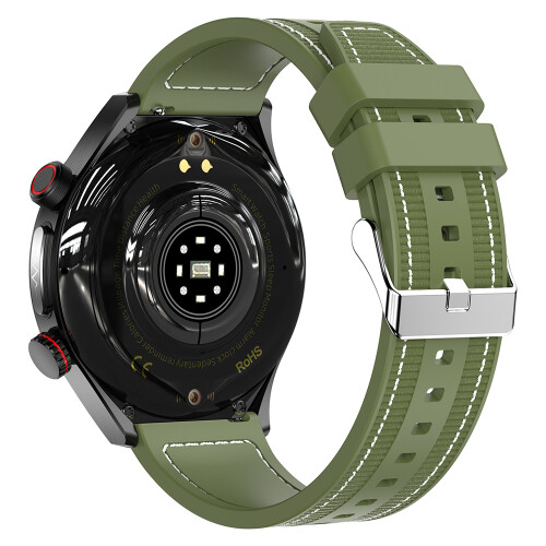 (Green) Smartwatch E800 SOS Emergency Call Watch IP68 Wate 2
