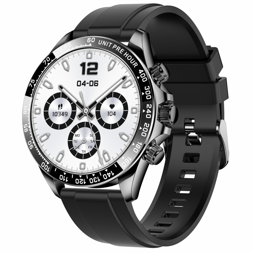 (Black) Smartwatch Ak63 Amoled Screen Smart Watch Bluetoot Black 6914273231624