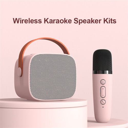 (Pink) Speaker P2 Home Kids Karaoke Bluetooth-compatibl 2