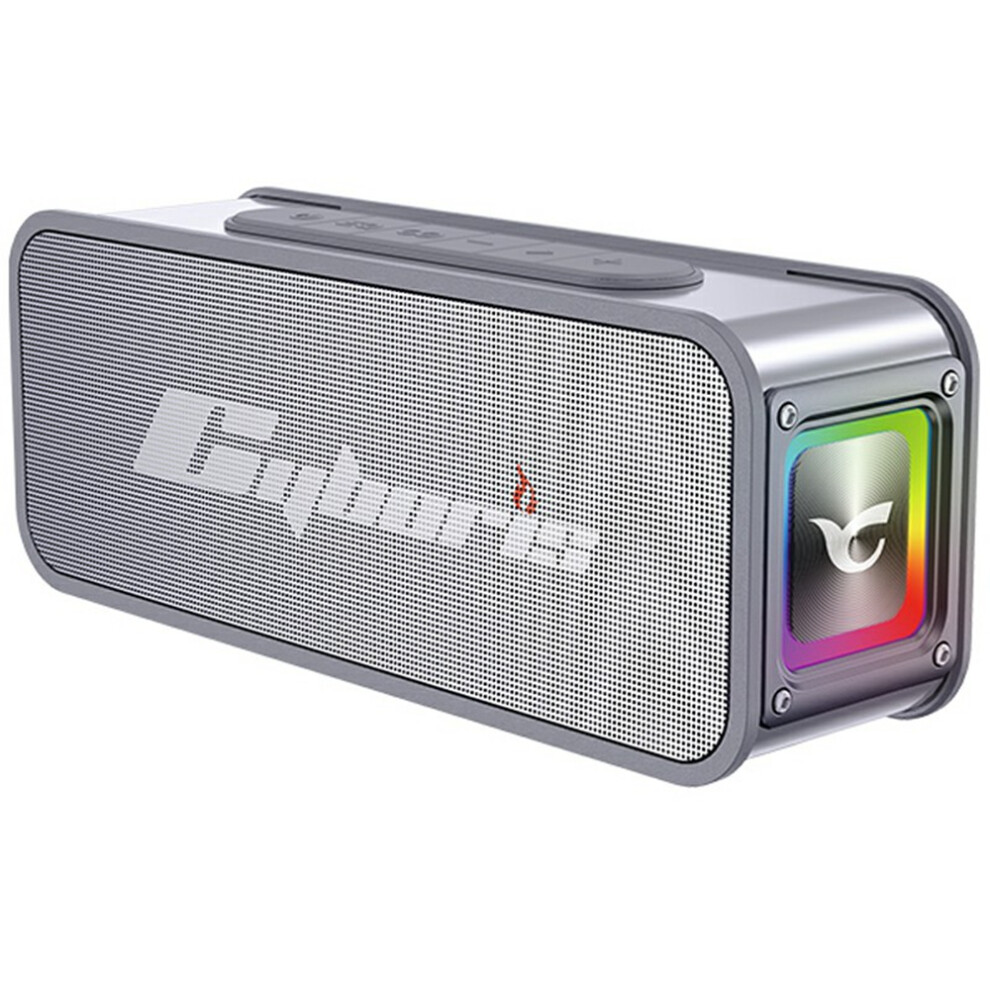 (Silver) Speaker S15 Portable Bluetooth-Compatible Speake Silver 6914274353172