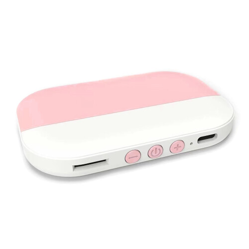 (Pink) Speaker SMB-02 Bone Conduction Under Pillow Spea
